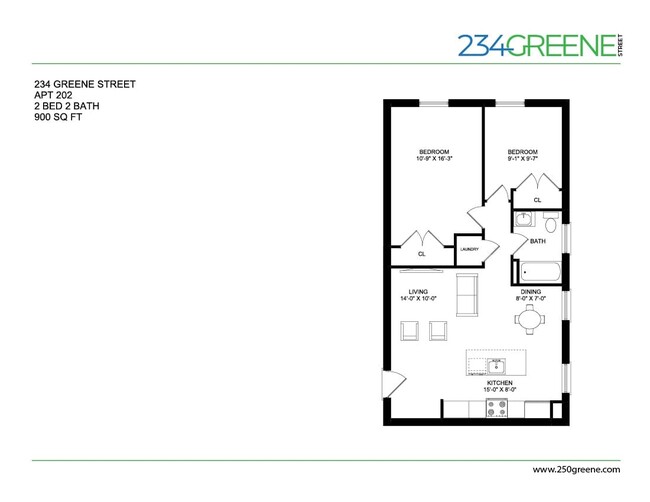 Floorplan - 250 Greene St