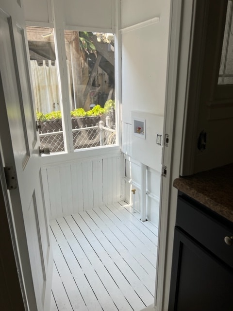 washer dryer area and storage - 229 Columbia Pl