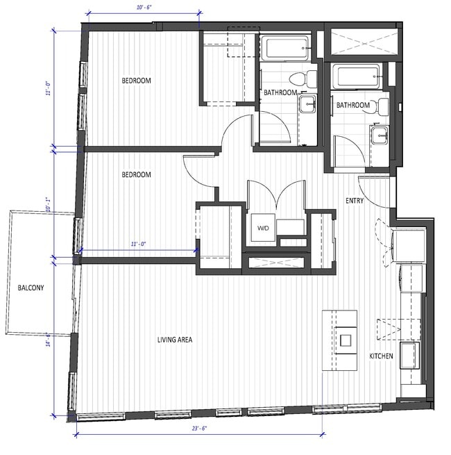 Floorplan - Hyas Point Apartments