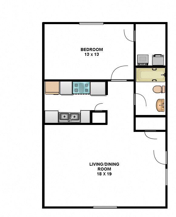 Floorplan - Sanctuary Apartments