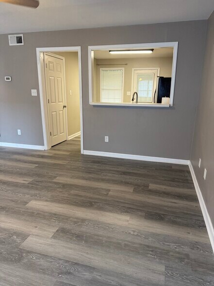 Living room and kitchen - 101 Davis St