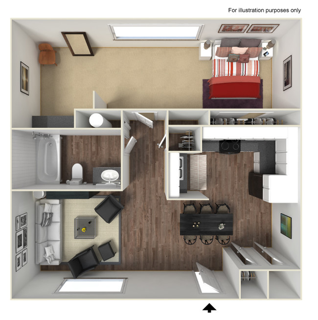 Floorplan - The Marq at 1600