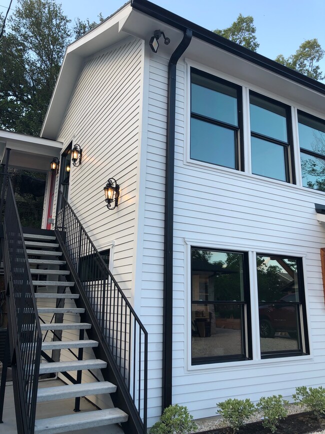 Staircase to upstairs unit - 1742 W Main St