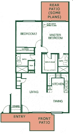 2BR/2BA - Paseo Del Prado Apartments!