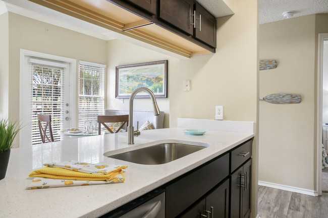 Quartz Countertops - Arbors at Wolf Pen Creek Apartments