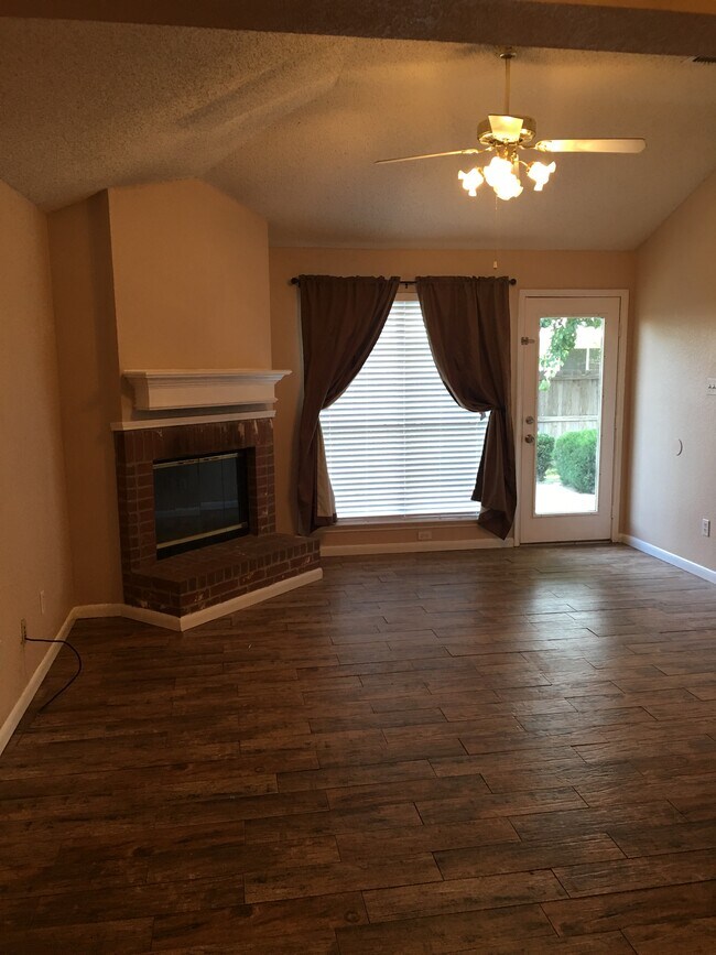 Brick fireplace - 5611 Northstar Ln