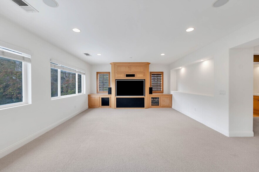 Upstairs Loft/Bonus Room With Media Center - 12215 Delante Ct