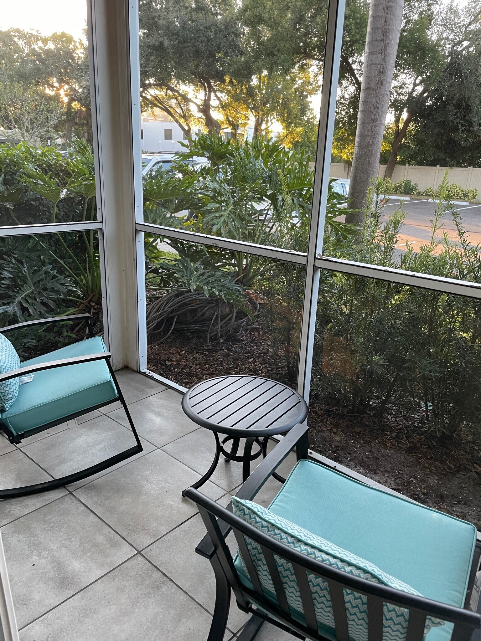 Screened in lanai off of the master bedroom - 850 S Tamiami Trl