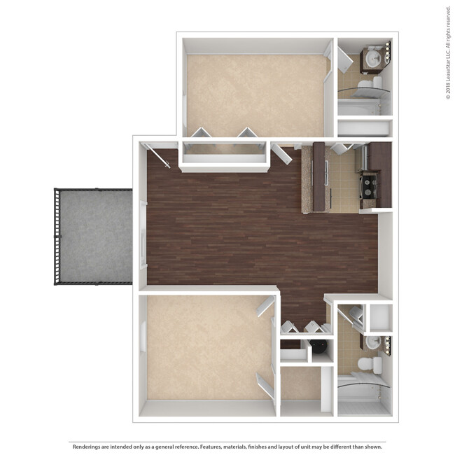 Floorplan - Tamarind Bay Apartments