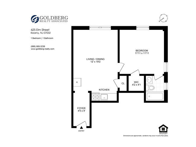 Floorplan - 625 Elm Street Apartments