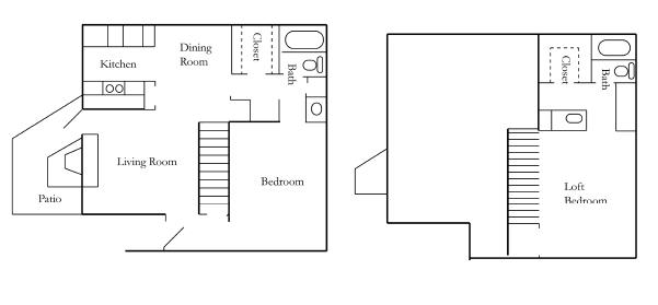 2 Bedroom / 2 Bath with Loft - Arbors of Boerne Apartments