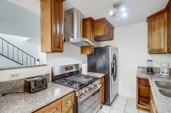 You’ll have everything you need to cook breakfast, lunch & dinner in our fully-equipped kitchen - 2304 E 14th St