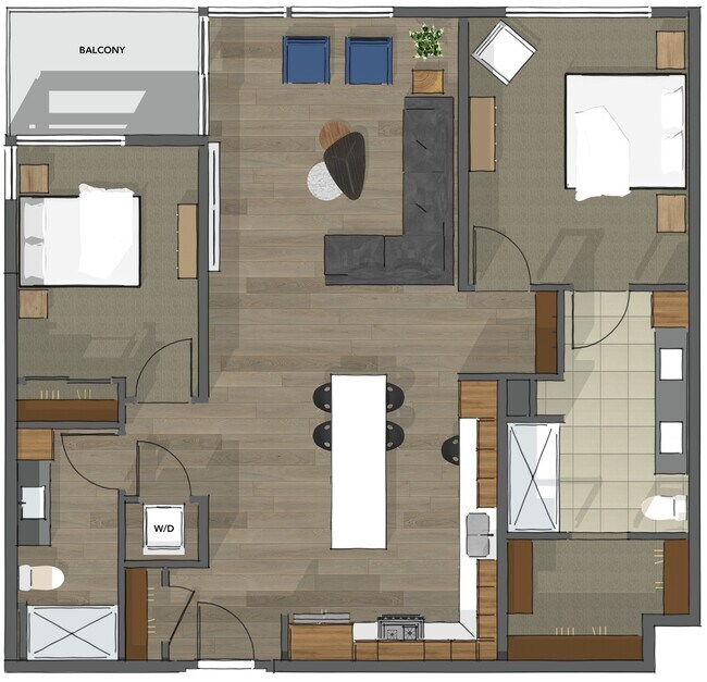 Floorplan - The Fairway Luxury Apartments