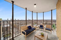 Balcony virtually staged - Isabella House Senior Independent Living