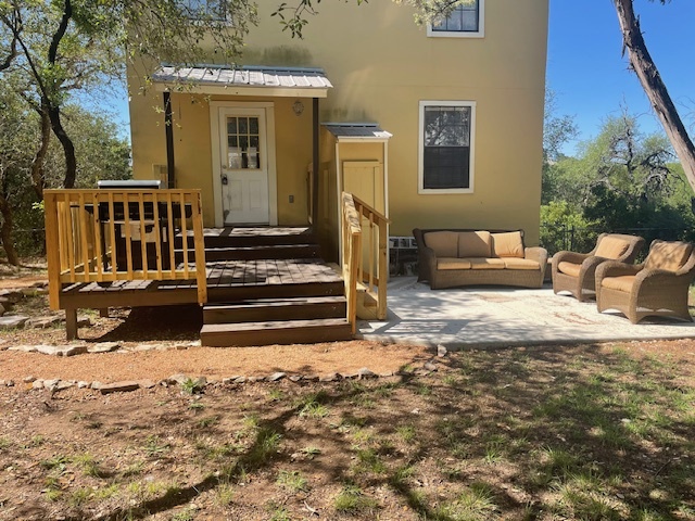 back of house/patio - 198 Blue Gill Dr