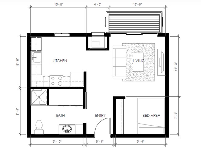Floorplan - The Bridges Lofts