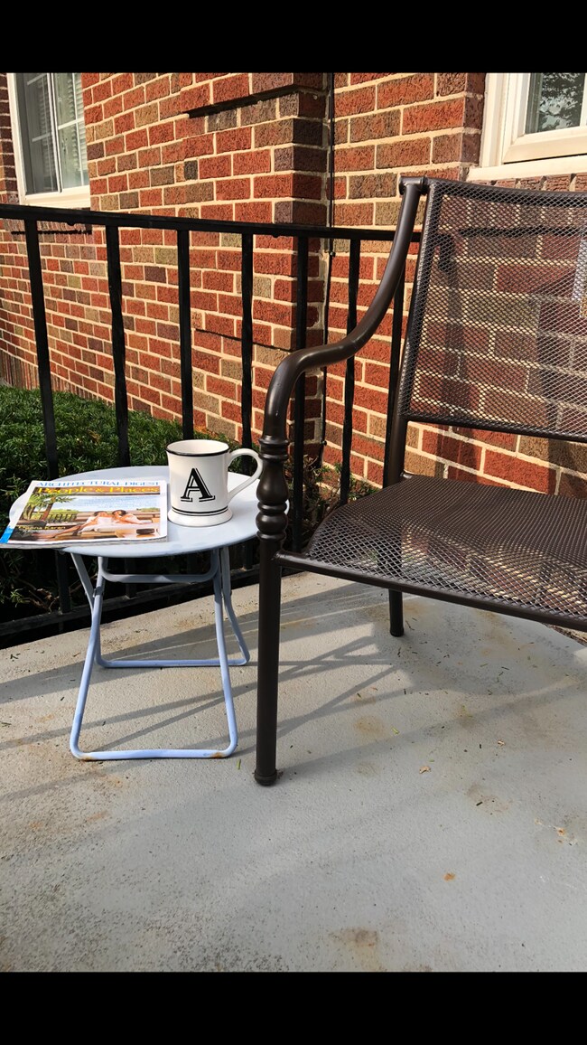 Enjoy coffee on your private patio - 2625 Shafor Blvd