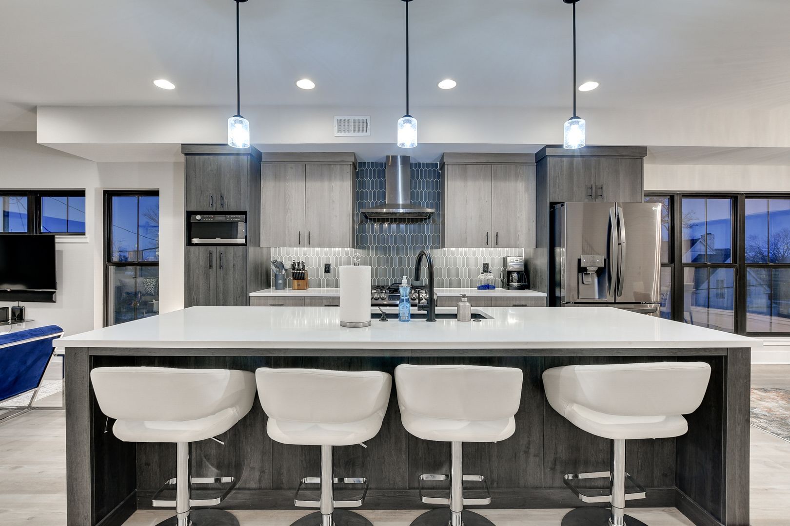LED Lighting throughout - 1013 Park Ave