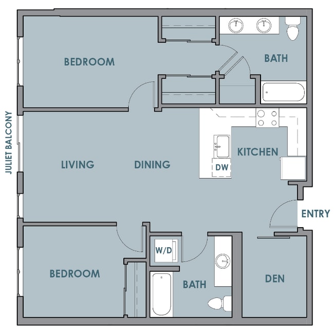 2x2_With_Den_1069_SqFt_806722.png - Parla