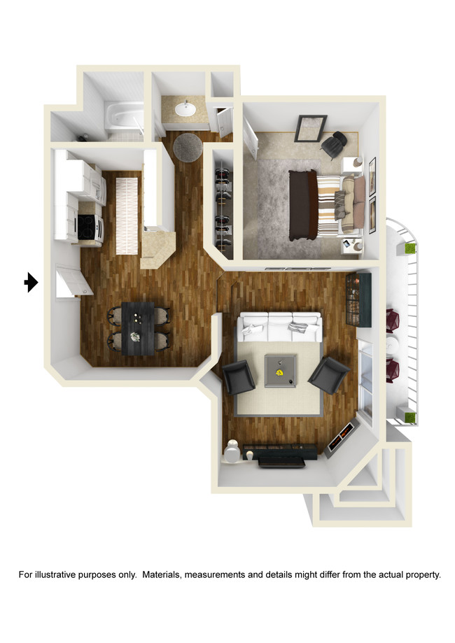 Floorplan - Palm Royale Apartments