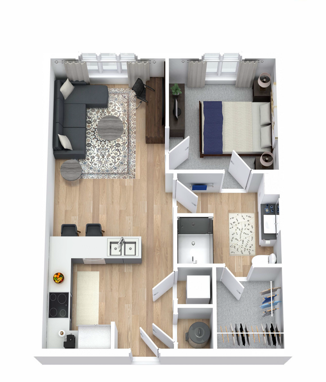 Final-The Carlton House-3D Floorplan-A1 - The Carlton House