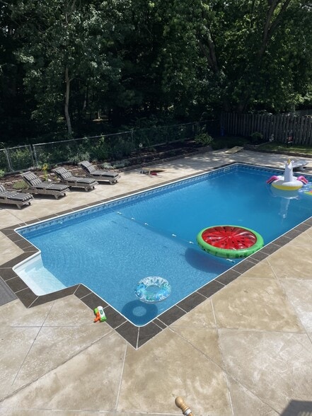 Pool on lower deck - 1555 Saint Joseph Cir