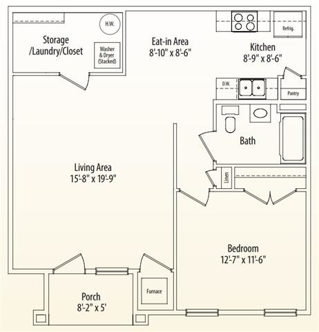 Floorplan - Bent Creek Apartments