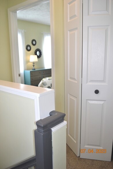 upstairs-Main Bedrm opens off side hall near stairs - 222 W Peck St
