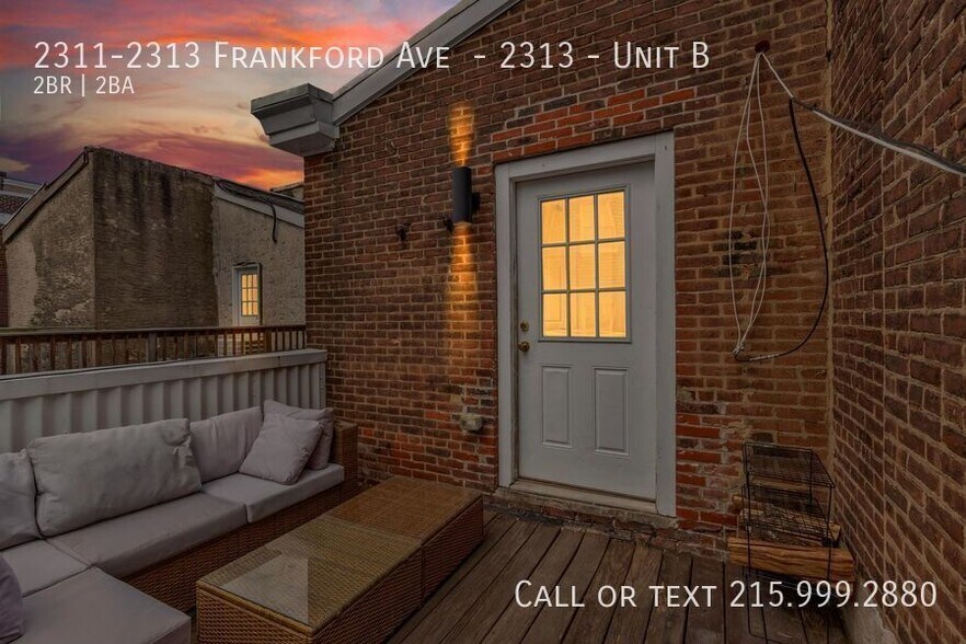 Building Photo - 2311-2313 Frankford Ave  - 2313-Unit B