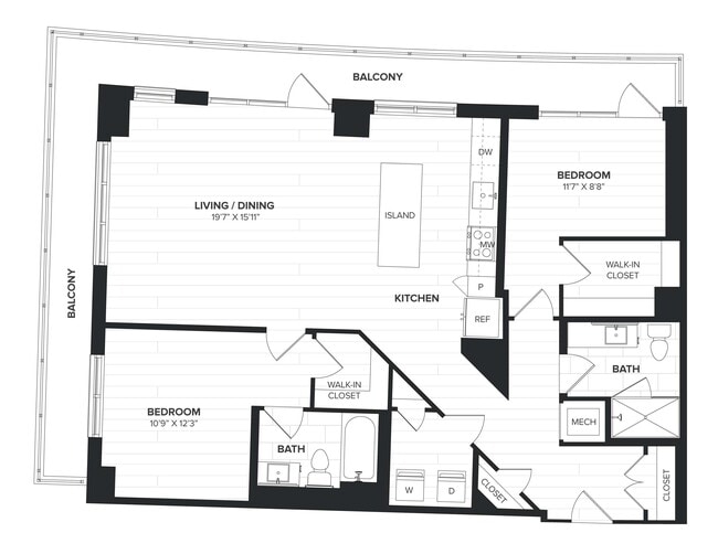 Floorplan - The Milton