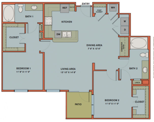 Floorplan - The Can Plant Residences at Pearl