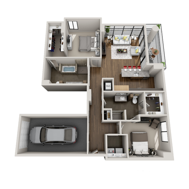 B4 floor plan - Hayworth