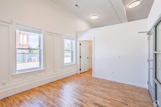 2BR, 1BA - 1,570SF - Primary Bedroom - The Klein Building