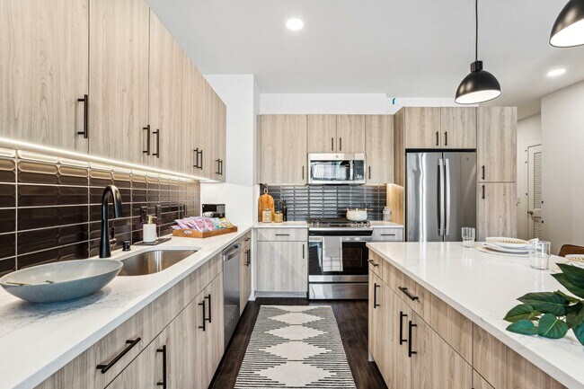 Culinary cool — a sleek kitchen where design meets daily function with effortless style. - 333 Water