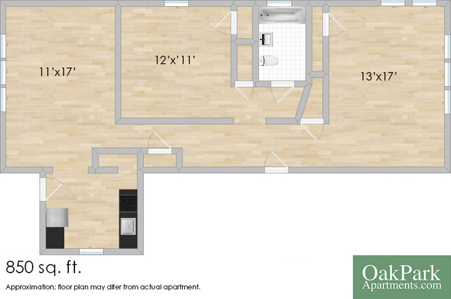 Floorplan - 902-910 N. Austin Blvd. and 4-10 Iowa St.