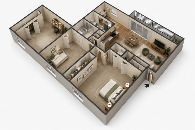 Floorplan - Pickwick Farms Apartments