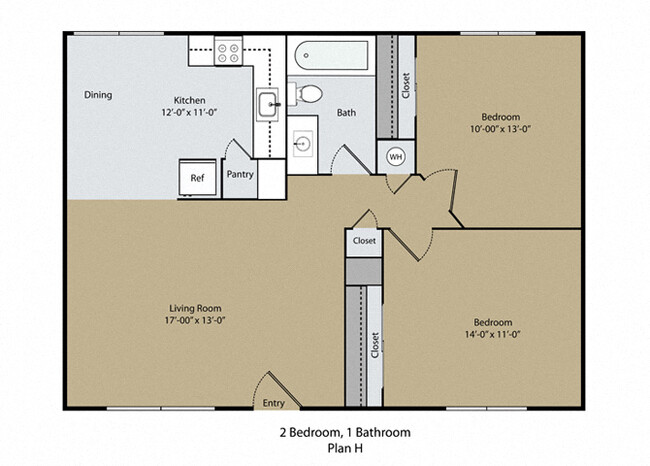 Floorplan - Barcelona Apartments