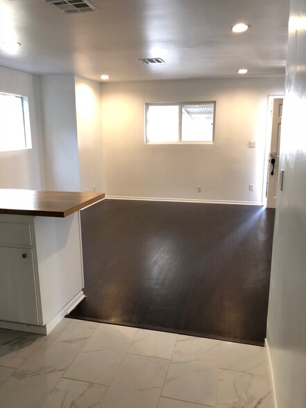 From kitchen facing living room - 719 N Formosa Ave