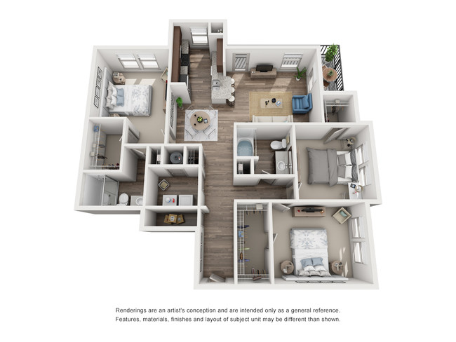 Floorplan - Sorrel Luxury Apartments