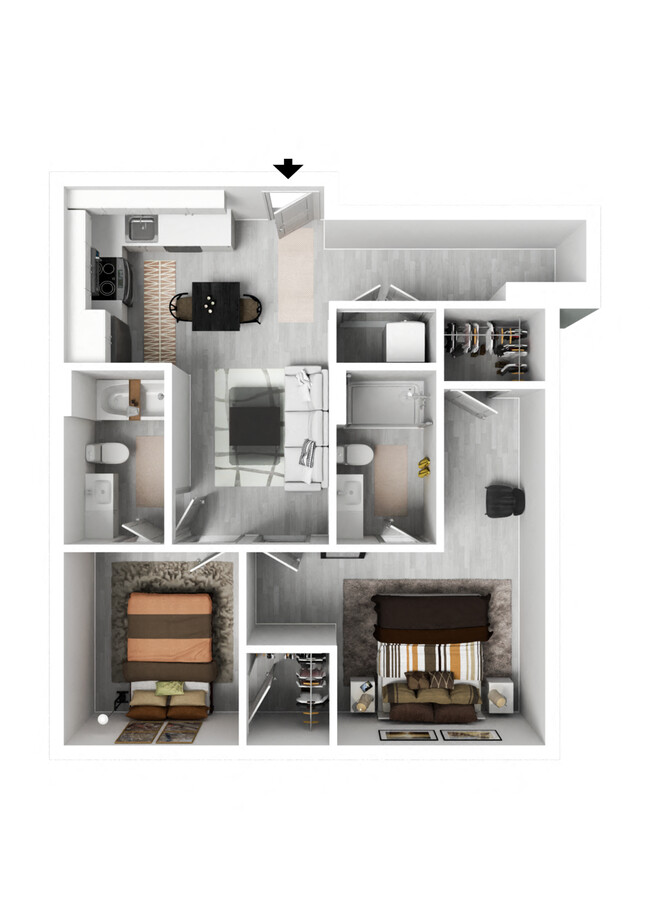 Floorplan - Parkview Lofts Apartments