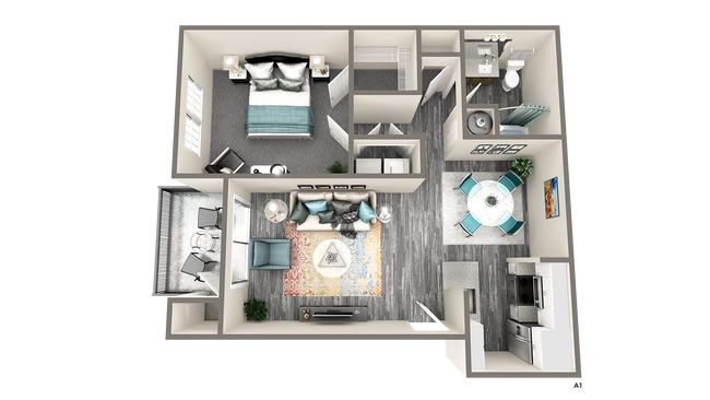 Floorplan - Avery Glen Luxury Apartments