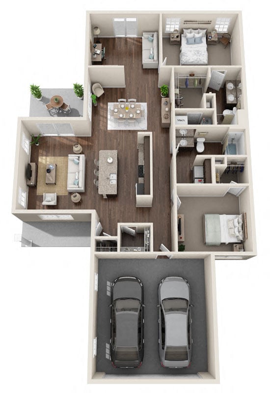 Floorplan - Redwood Mansfield