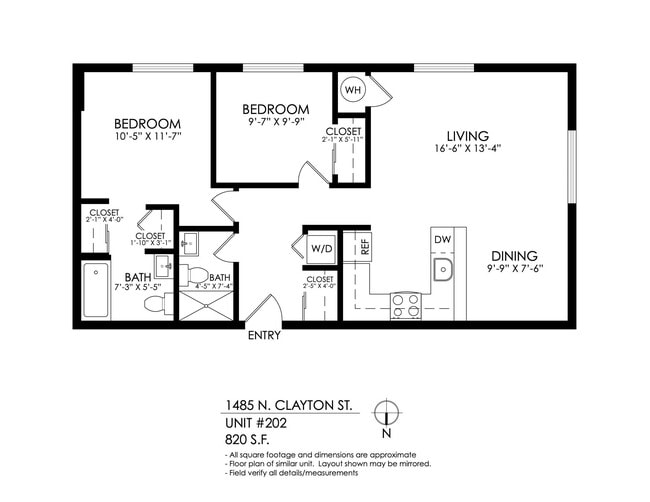 Floorplan - 1485 Clayton