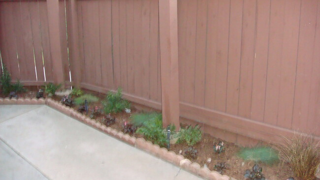 Patio- this now has tall cypress plants for shade & privacy - 2870 N Cottonwood St