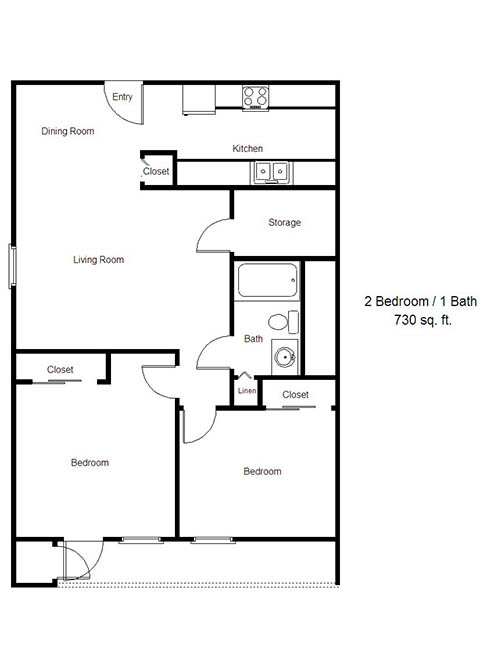 Floorplan - Seville 62+ Apartments