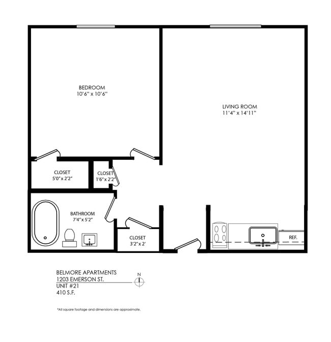 Floorplan - Belmore Apartments