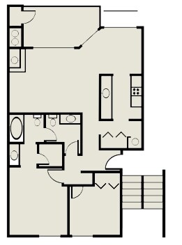 2BR/1BA - Meydenbauer Park Apartments