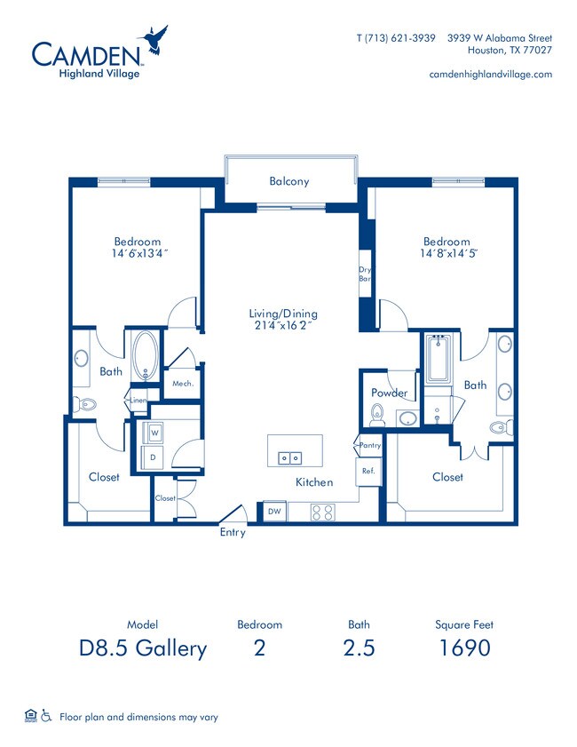 Floorplan - Camden Highland Village