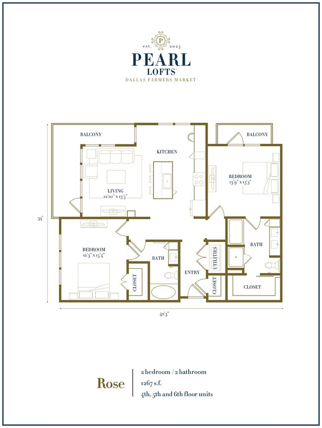Floorplan - Pearl Lofts