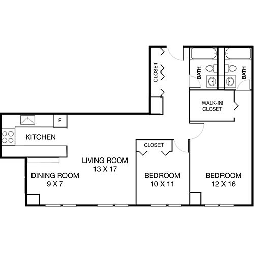 Floorplan - Hyde Park Tower